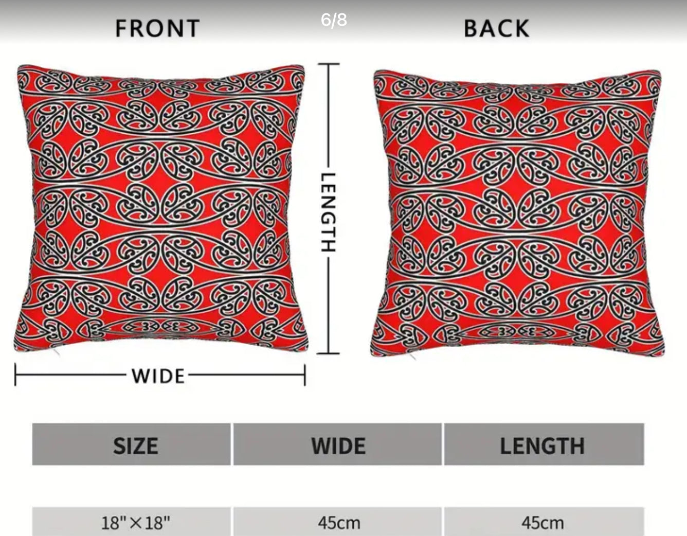 Maori Kowhaiwhai Design 3 Cushions