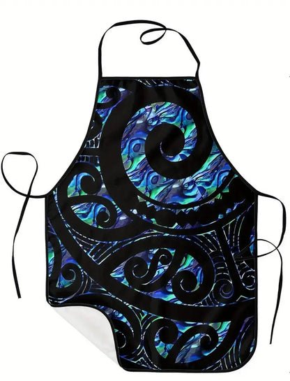Paua Spiral Design Apron