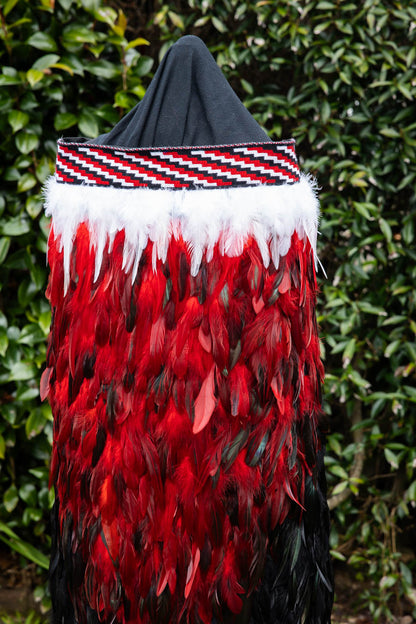Kaka Beak Red With Red Poutama Band