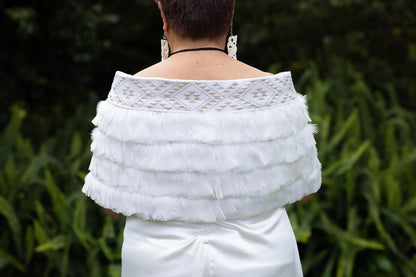 White Bridal Korowai