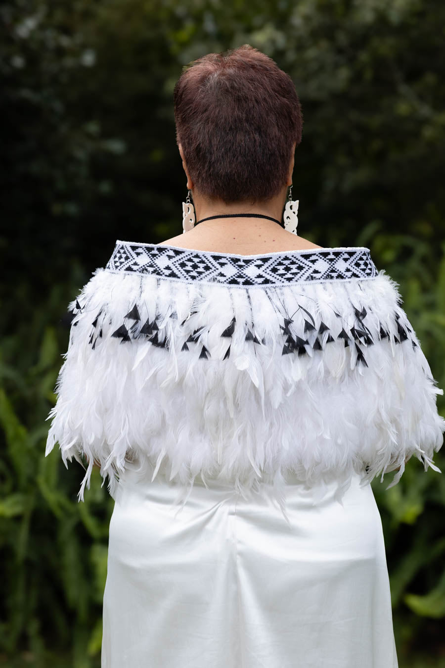 Bridal Black & White Korowai