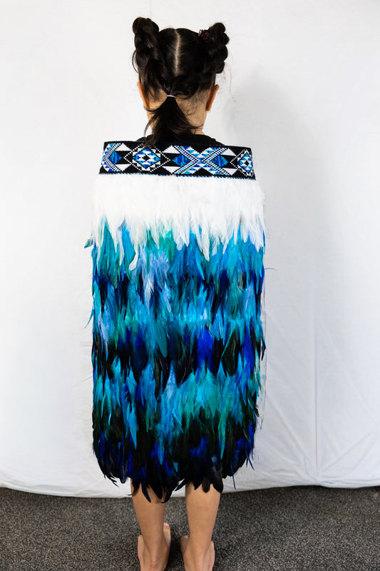 Moana Aqua Blue Childrens Korowai