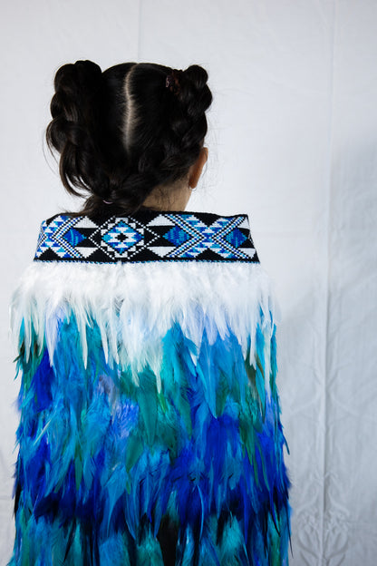 Moana Aqua Blue 2 Childrens Korowai
