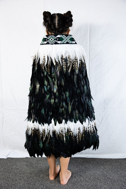 White & Black Childrens Korowai