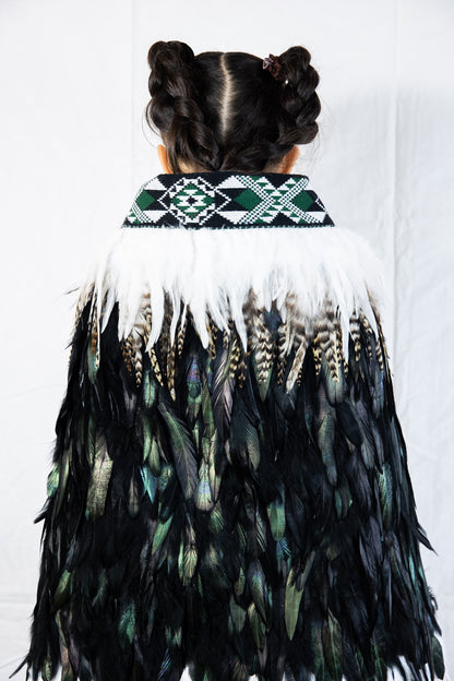 White & Black Childrens Korowai