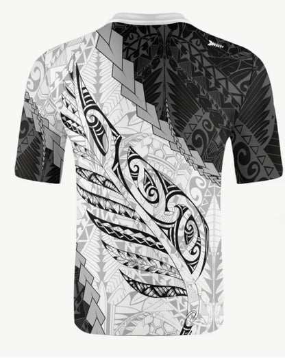 Grey & White T-Shirt