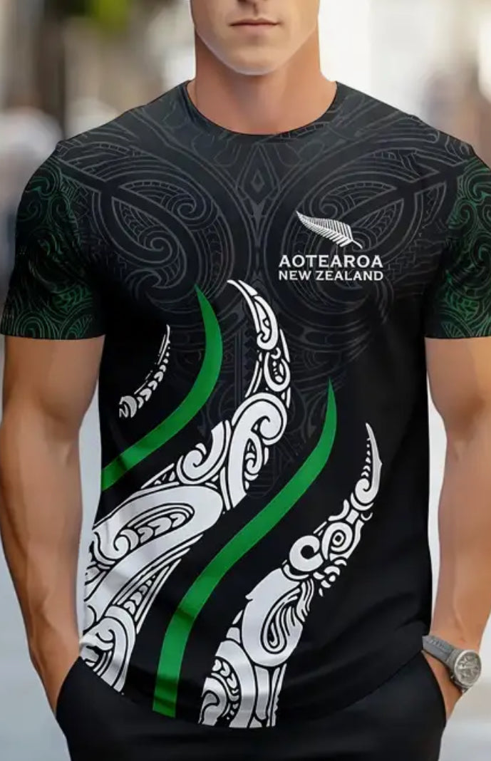 Black & Green T-Shirt