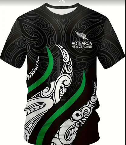 Black & Green T-Shirt