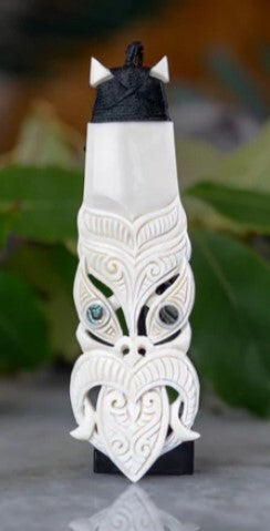 Bone Toki With Tiki Face