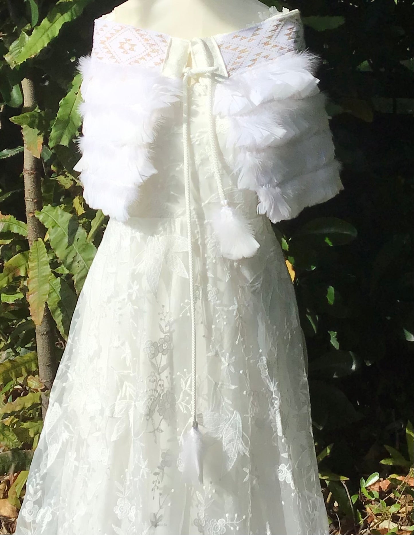 White Bridal Korowai