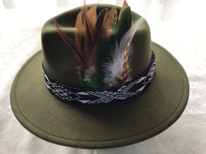 Forest Green Potae - 6 Taniko Band Colours