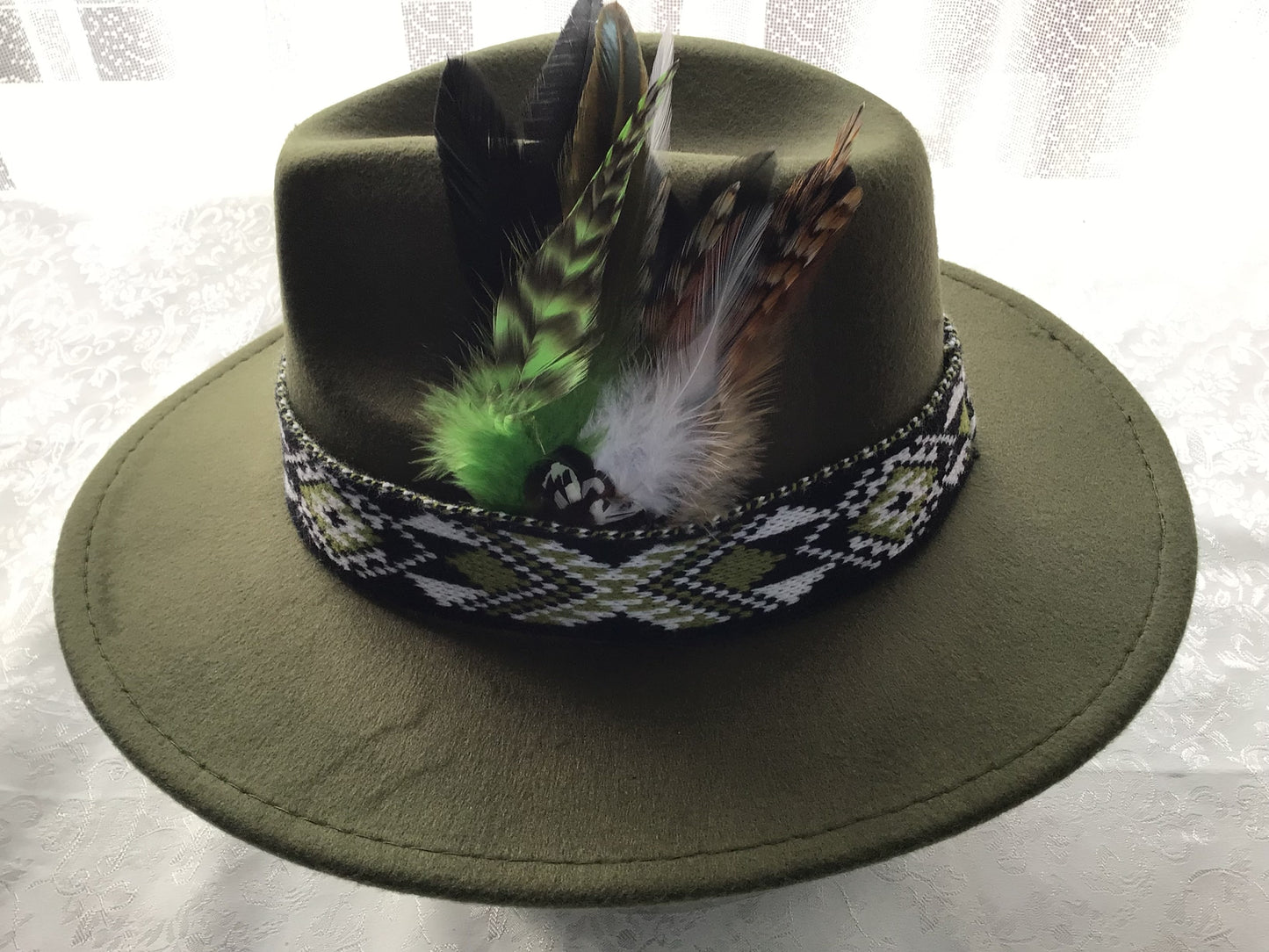 Forest Green Potae - 6 Taniko Band Colours