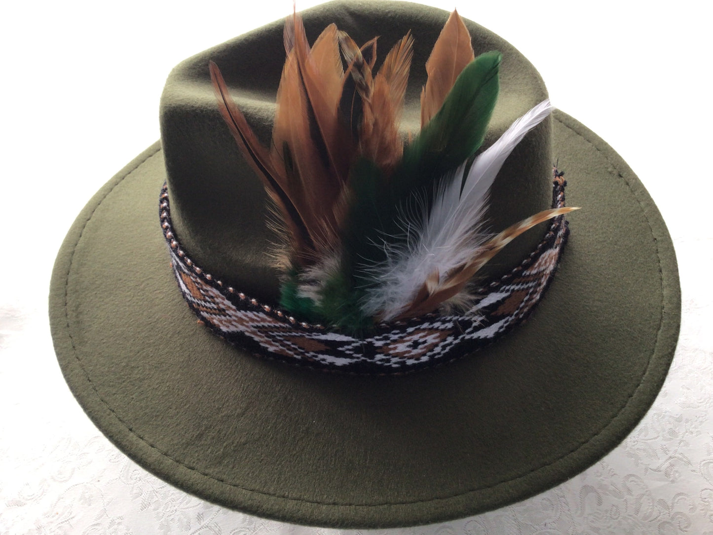 Forest Green Potae - 6 Taniko Band Colours