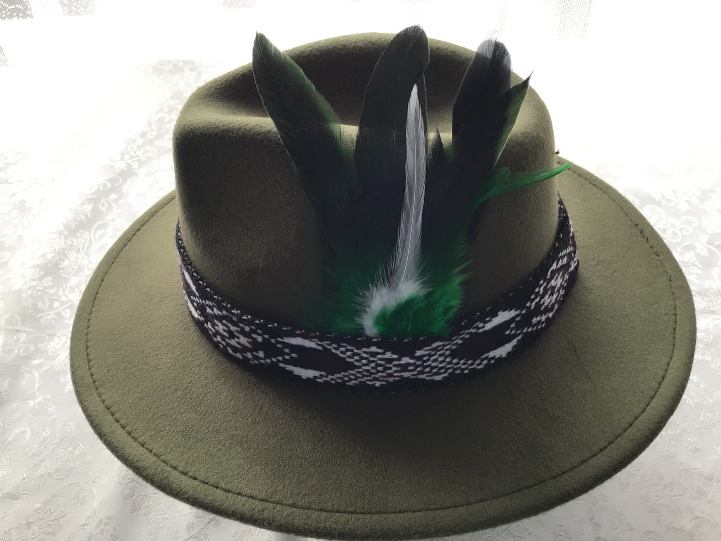 Forest Green Potae - 6 Taniko Band Colours