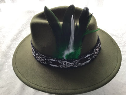 Forest Green Potae - 6 Taniko Band Colours