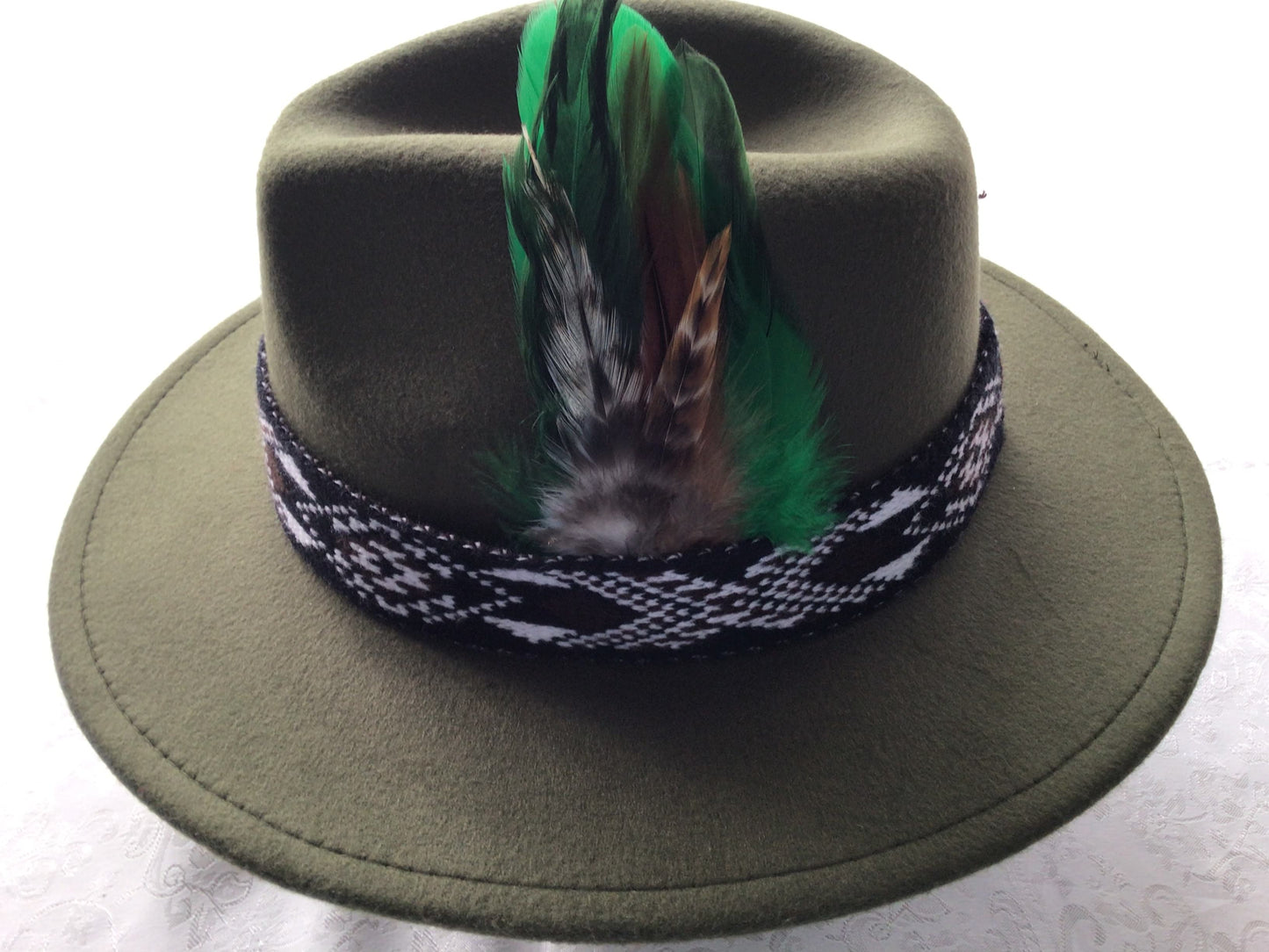 Forest Green Potae - 6 Taniko Band Colours