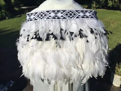 Bridal Black & White Korowai