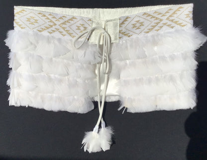 White Bridal Korowai