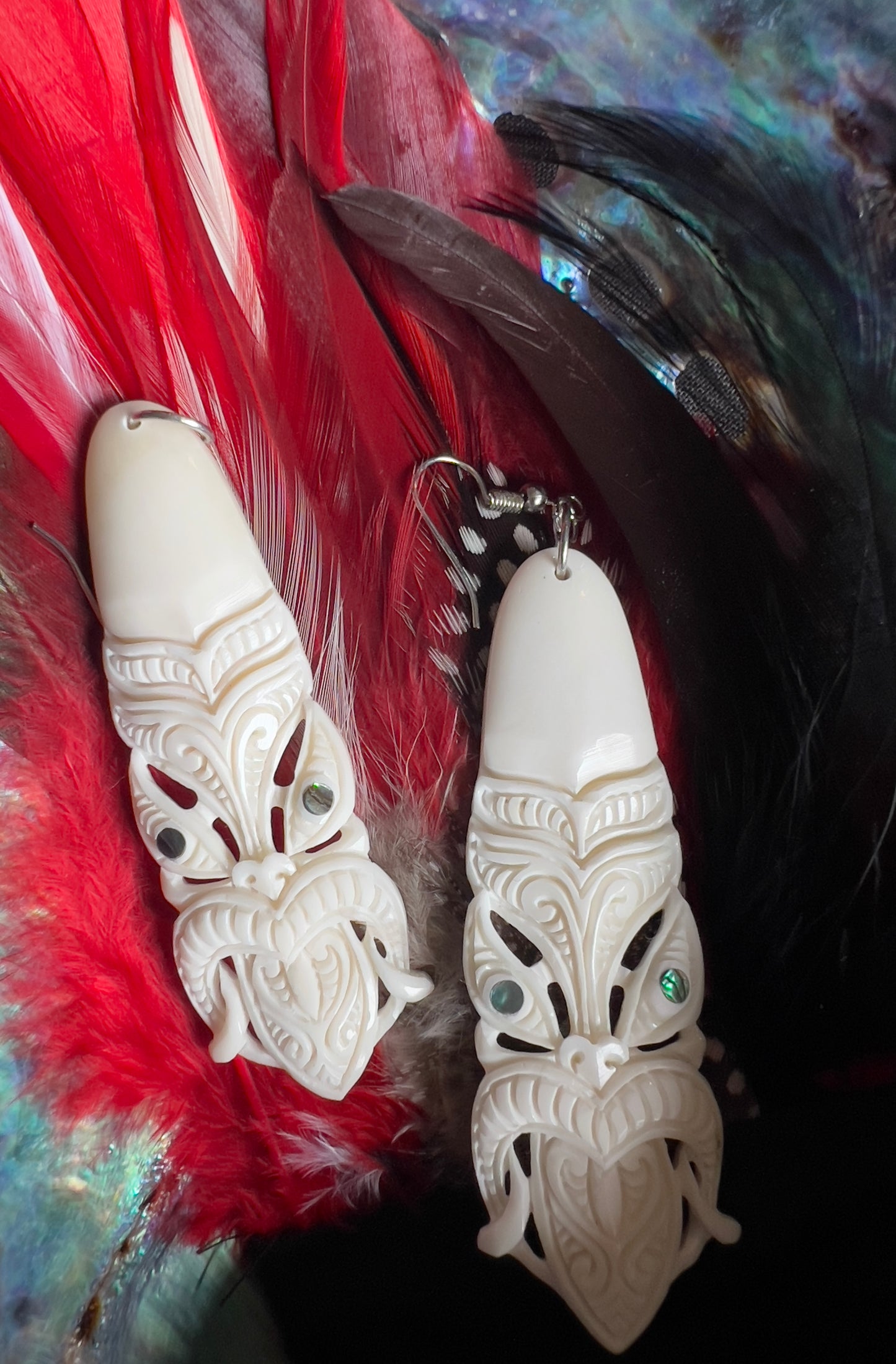 Tiki Bone Earrings