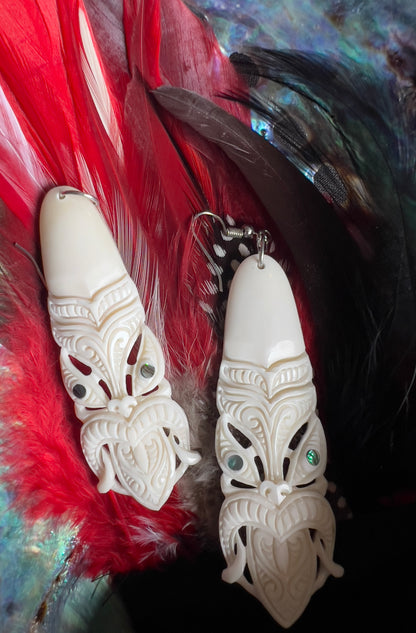 Tiki Bone Earrings