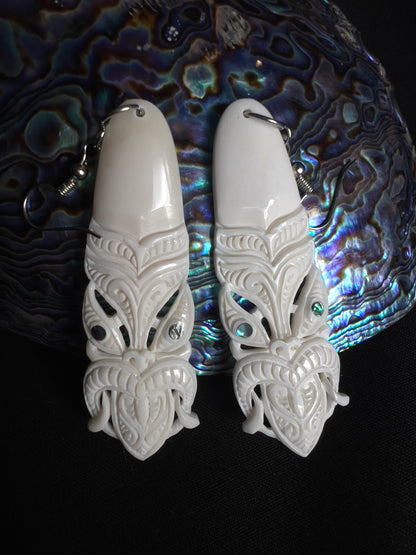 Tiki Bone Earrings