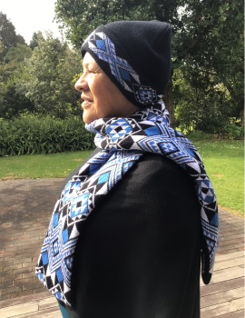 Royal Blue Beanie & Scarf Set