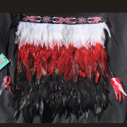Te Rangatiratanga Range - Black Red & White - 3 Korowai to Choose From