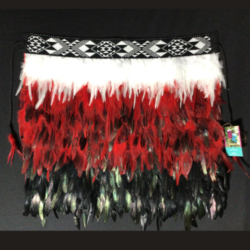 Te Rangatira Range - Black Red White - 3 Korowai to Choose From