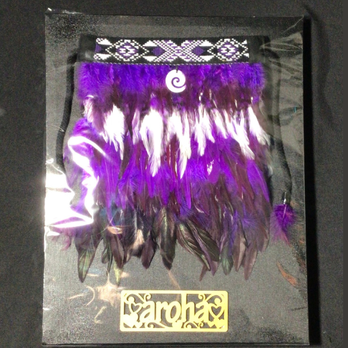 Wairua Purple - Aroha Korowai Canvas