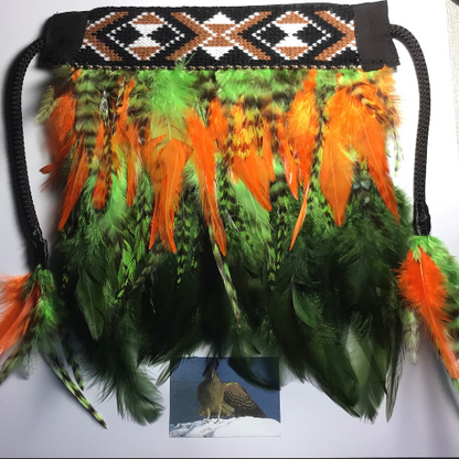 Karearea (Falcon Bird) - Korowai In Frame