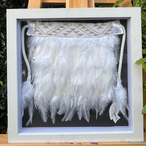 Kotuku (White Heron) - Korowai In Frame
