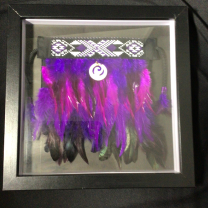 Wairua Purple Korowai In Frame
