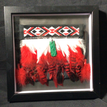 Pohutakawa Red Korowai In Frame