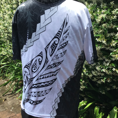 Grey & White T-Shirt