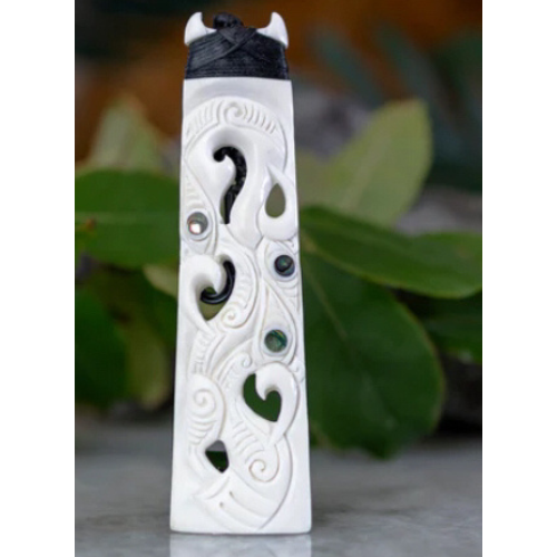 Bone Toki With Manaia Design