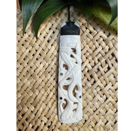 Bone Toki With Manaia Design